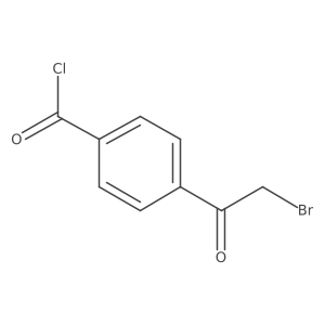 4-(2-Bromoacetyl)benzoyl chloride结构式
