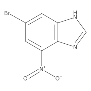 1H-Benzimidazole, 5-bromo-7-nitro- Structure