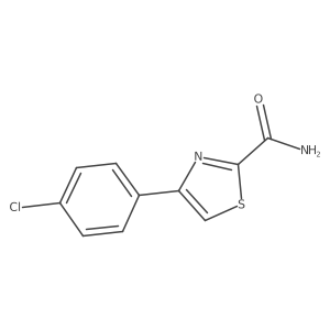 4-(4-Chlorophenyl)-2-thiazolecarboxamide Structure