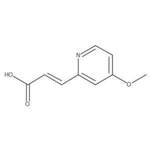 3-(4-Methoxypyridin-2-yl)prop-2-enoic acid Structure