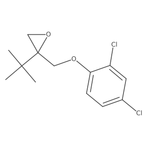 2-[(2,4-Dichlorophenoxy)methyl]-2-(1,1-dimethylethyl)oxirane Structure