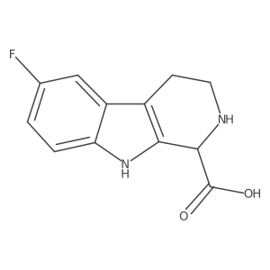 6-fluoro-2,3,4,9-tetrahydro-1H-pyrido[3,4-b]indole-1-carboxylic acid Structure