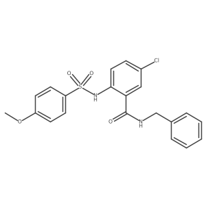 N-benzyl-5-chloro-2-((4-methoxyphenyl)sulfonamido)benzamide Structure