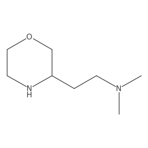 Dimethyl[2-(morpholin-3-yl)ethyl]amine Structure