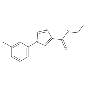 ethyl 1-(3-methylphenyl)-1H-imidazole-4-carboxylate Structure