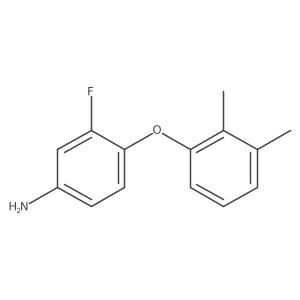 4-(2,3-Dimethylphenoxy)-3-fluoroaniline结构式