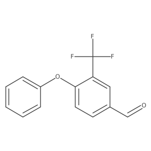 4-(Phenoxy)-3-(trifluoromethyl)benzaldehyde结构式