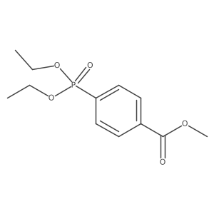 Methyl 4-(Diethoxyphosphoryl)benzoate Structure