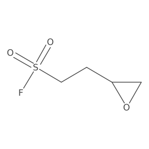 2-(Oxiran-2-yl)ethane-1-sulfonyl fluoride结构式