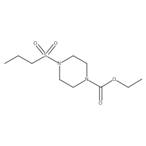 Ethyl 4-(propylsulfonyl)piperazine-1-carboxylate Structure