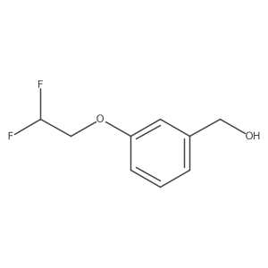 [3-(2,2-Difluoroethoxy)phenyl]methanol Structure