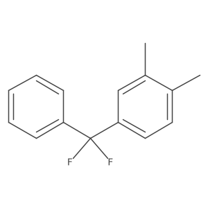 4-(Difluorophenylmethyl)-1,2-dimethylbenzene结构式