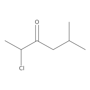 2-Chloro-5-methylhexan-3-one结构式