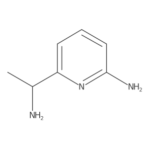 (S)-6-(1-Aminoethyl)pyridin-2-amine结构式