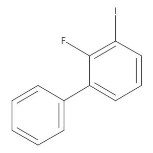 2-Fluoro-1-iodo-3-phenylbenzene结构式