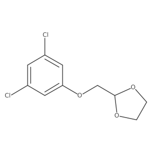 2-((3,5-Dichlorophenoxy)methyl)-1,3-dioxolane Structure