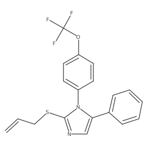 2-(allylthio)-5-phenyl-1-(4-(trifluoromethoxy)phenyl)-1H-imidazole Structure