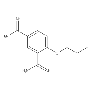 4-Propoxy-1,3-benzenedicarboximidamide Structure