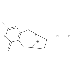 5-Methyl-4,6,13-triaza-tricyclo[8.2.1.0*3,8*]trideca-3,5,7-trien-7-oldihydrochloride Structure