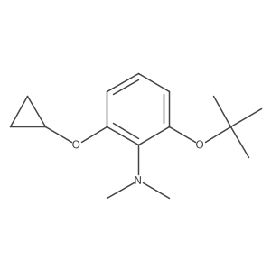 2-Tert-butoxy-6-cyclopropoxy-N,N-dimethylaniline结构式