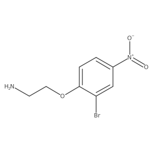 2-(2-Bromo-4-nitrophenoxy)ethan-1-amine结构式