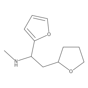 N-Methyl-I+/--[(tetrahydro-2-furanyl)methyl]-2-furanmethanamine结构式