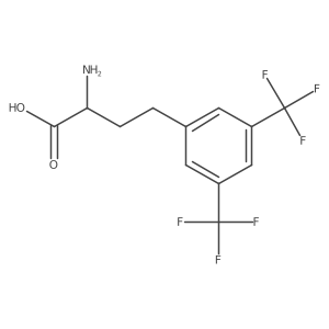 (R)-2-Amino-4-(3,5-bis(trifluoromethyl)phenyl)butanoic acid Structure