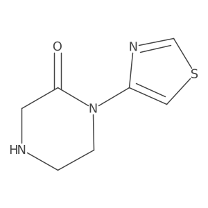 1-(1,3-Thiazol-4-yl)piperazin-2-one Structure