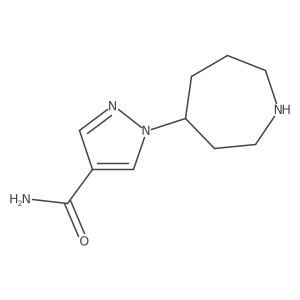1-(Azepan-4-yl)-1H-pyrazole-4-carboxamide Structure