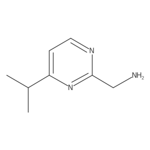 [4-(Propan-2-yl)pyrimidin-2-yl]methanamine Structure