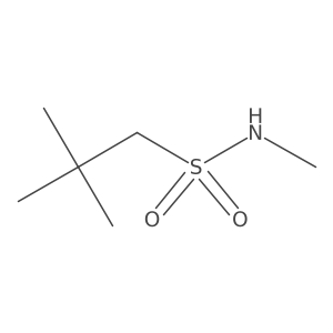 N,2,2-trimethylpropane-1-sulfonamide Structure