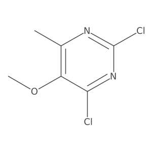 2,4-Dichloro-5-methoxy-6-methylpyrimidine结构式