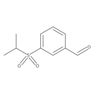 3-(Isopropylsulfonyl)benzaldehyde结构式