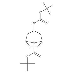 N-Boc-3-N-Boc-Aminotropane Structure
