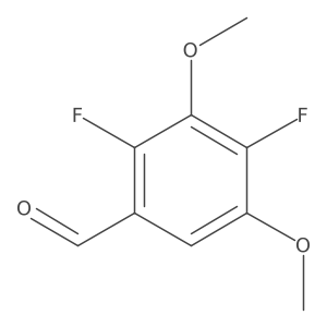 2,4-Difluoro-3,5-dimethoxybenzaldehyde结构式