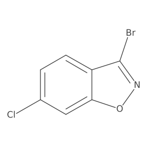 3-Bromo-6-chlorobenzo[d]isoxazole结构式