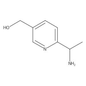 [6-[(1S)-1-aminoethyl]-3-pyridyl]methanol结构式
