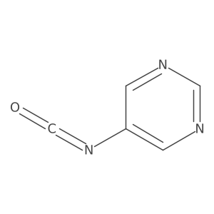 5-Isocyanatopyrimidine结构式