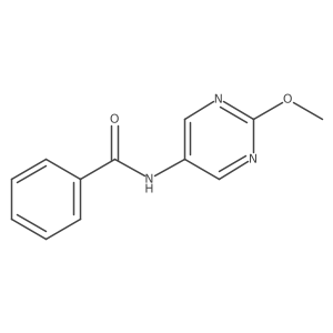 N-(2-methoxypyrimidin-5-yl)benzamide结构式