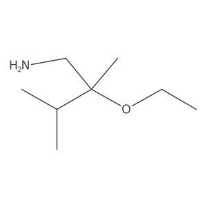 2-Ethoxy-2,3-dimethylbutan-1-amine Structure