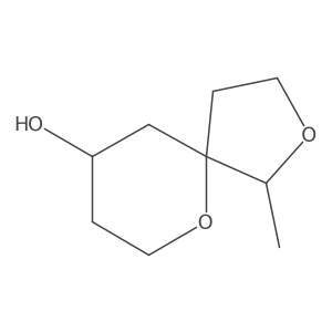 1-Methyl-2,6-dioxaspiro[4.5]decan-9-ol Structure