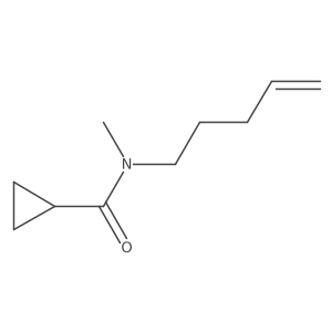 N-methyl-N-(pent-4-en-1-yl)cyclopropanecarboxamide Structure
