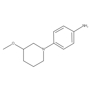 4-(3-Methoxypiperidin-1-yl)aniline结构式