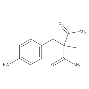 2-(4-Aminobenzyl)-2-methylmalonamide结构式