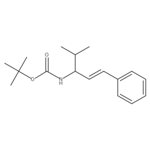 tert-butyl N-[(E)-1-isopropyl-3-phenyl-allyl]carbamate结构式