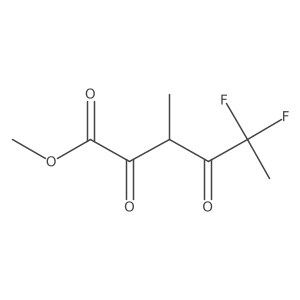 Methyl 5,5-difluoro-3-methyl-2,4-dioxohexanoate Structure