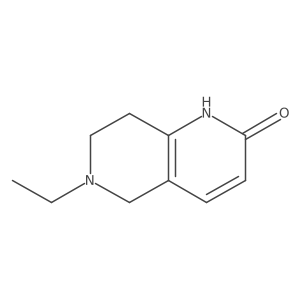 6-Ethyl-5,6,7,8-tetrahydro-1,6-naphthyridin-2(1H)-one结构式