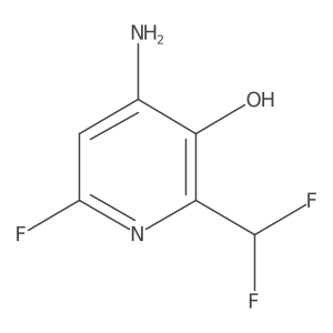 4-Amino-2-(difluoromethyl)-6-fluoropyridin-3-ol Structure