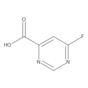 4-Fluoropyrimidine-6-carboxylic acid结构式