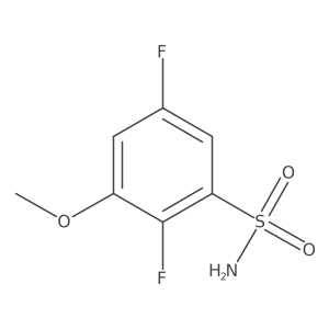 Benzenesulfonamide, 2,5-difluoro-3-methoxy- Structure